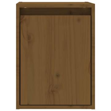 Wall Cabinet Honey Brown 30x30x40 cm Solid Wood Pine - HipoMarket