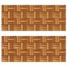 Decking Tiles 30 x 30 cm Acacia Set of 20 Colour brown Pattern pattern 1 Number of 20 