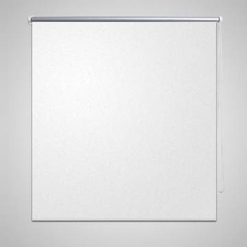 Roller Blind Blackout 100x175 cm White - Ideal for Bedrooms