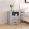 Bedside Cabinet Grey Sonoma 50x36x60 cm Engineered Wood Colour grey sonoma Quantity in Package 1 