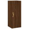 Stylish Highboard Brown Oak - 34.5x34x180 cm | HipoMarket