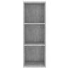 Wall-mounted TV Cabinet in Concrete Grey - Stylish Storage Solution