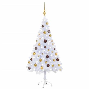 Pre-lit Christmas Tree with Ball Set - 120cm, 230 Branches