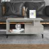 Coffee Table Concrete Grey 90x49x45 cm Engineered Wood Colour concrete grey Quantity in Package 1 