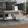 Elegant Coffee Table - Concrete Grey - 90x49x45 cm