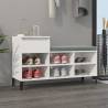 High Gloss White Shoe Cabinet | Stylish Storage Solution