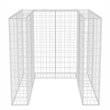 Gabion Single Wheelie Bin Surround - Stylish & Durable