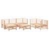 7 Piece Garden Lounge Set - Solid Wood Pine | HipoMarket