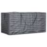 Garden Cushion Storage Bags - 2 Pcs Black 150x75x75 cm