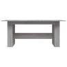 Dining Table Grey Sonoma 180x90 cm - Stylish & Durable