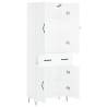 Stylish Highboard White 69.5x34x180 cm | Hipomarket