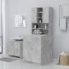 Washing Machine Cabinet Concrete Grey 71x71.5x91.5 cm Colour concrete grey Number of 1 