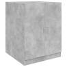 Washing Machine Cabinet Concrete Grey | Stylish Storage Solution