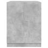 Washing Machine Cabinet Concrete Grey | Stylish Storage Solution