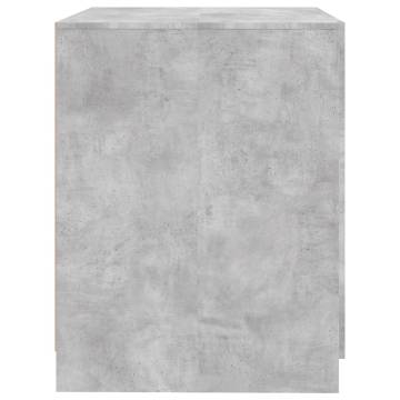 Washing Machine Cabinet Concrete Grey | Stylish Storage Solution