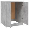 Washing Machine Cabinet Concrete Grey | Stylish Storage Solution