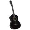 Classical Guitar for Beginners with Bag - Black 4/4 39"