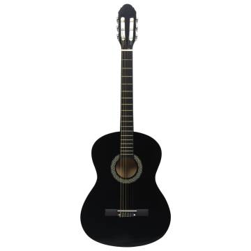 Classical Guitar for Beginners with Bag - Black 4/4 39"