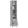 Highboard Concrete Grey - Stylish Storage Solution | HipoMarket