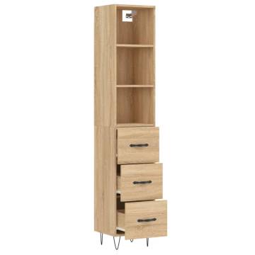 Highboard Sonoma Oak | Stylish Engineered Wood Cabinet