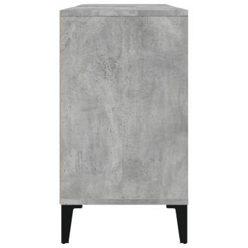 Concrete Grey Sink Cabinet - Stylish Bathroom Storage