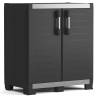 Keter Low Storage Cabinet Garage XL Black and Sliver 99 cm Quantity in Package 1 Model low storage cabinet Number of 