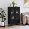 Highboard Black 69.5x31x115 cm Engineered Wood Colour black Quantity in Package 1 