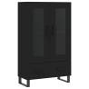 Stylish Highboard Black 69.5x31x115 cm | Hipomarket