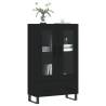 Stylish Highboard Black 69.5x31x115 cm | Hipomarket