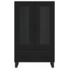 Stylish Highboard Black 69.5x31x115 cm | Hipomarket