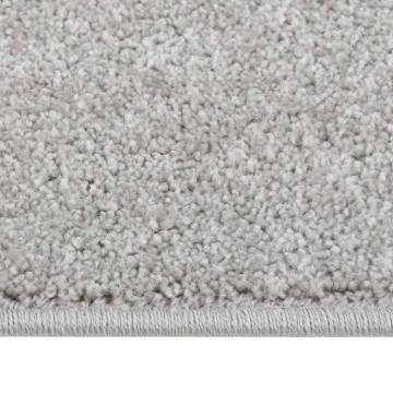 Rug Short Pile Light Grey 240x340 cm - Elegant Home Decor