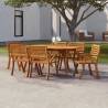 Garden Table 200x90x75 cm Solid Wood Acacia Size 200 x 90 x 75 cm Quantity in Package 1 Shape oval 