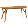 Garden Table 200x90 cm Solid Acacia Wood - Hipomarket