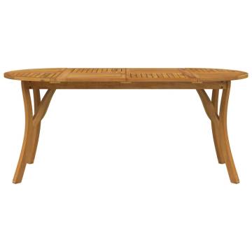 Garden Table 200x90 cm Solid Acacia Wood - Hipomarket