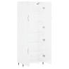 Highboard High Gloss White - Stylish Storage Solution