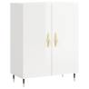 Highboard High Gloss White - Stylish Storage Solution