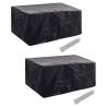 Garden Furniture Covers 2pcs 6 Person Poly Rattan 240x140cm Size 240 x 140 x 90 cm Quantity in Package 2 