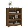 Book Cabinet Honey Brown - Solid Pine Wood 80x35x97 cm