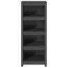 Book Cabinet Grey 50x35x125.5 cm - Solid Pine Wood Storage