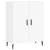 Stylish Highboard White 69.5x34x180 cm - Hipomarket