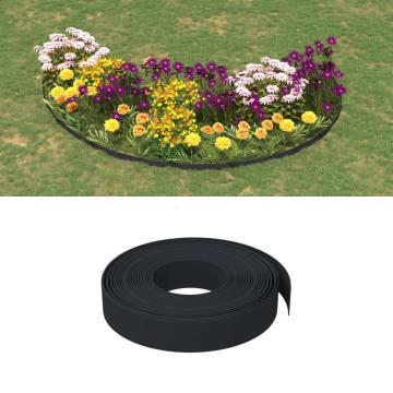 Dual Garden Edgings - 10m Flexible Black Polyethylene | Hipo Market