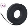 Dual Garden Edgings - 10m Flexible Black Polyethylene | Hipo Market