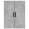 Stylish Highboard Concrete Grey - 69.5x34x180 cm - HipoMarket