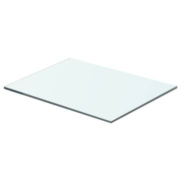 Clear Glass Shelves - 2 pcs Panel 40x25 cm | HipoMarket