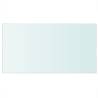 Clear Glass Shelves - 2 pcs Panel 40x25 cm | HipoMarket