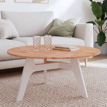 Round Solid Wood Beech Table Top Ø90 cm | Hipomarket