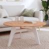 Round Solid Wood Beech Table Top Ø90 cm | Hipomarket