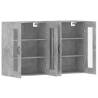 Wall Mounted Cabinets 2 pcs - Concrete Grey Engineered Wood