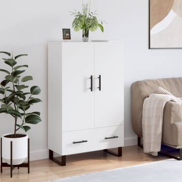 Stylish Highboard White - Modern Storage Solution | HipoMarket