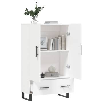 Stylish Highboard White - Modern Storage Solution | HipoMarket